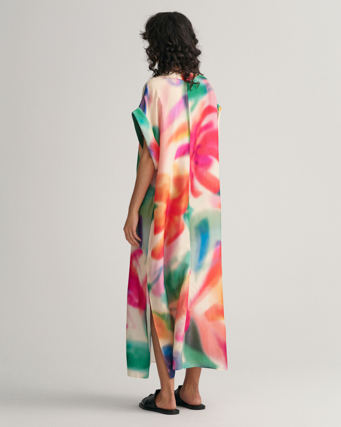 Cafetã com estampado Floral