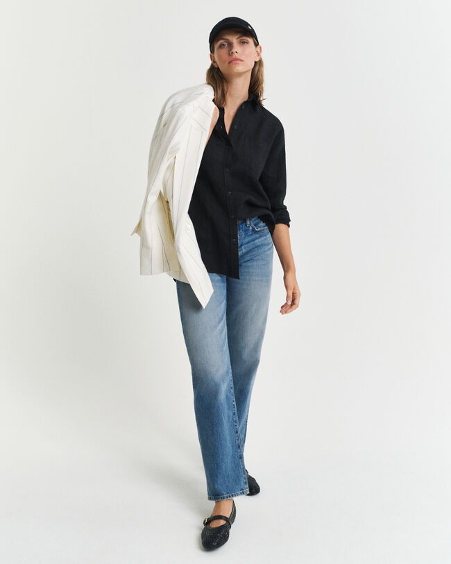 Camisa de linho relaxed fit