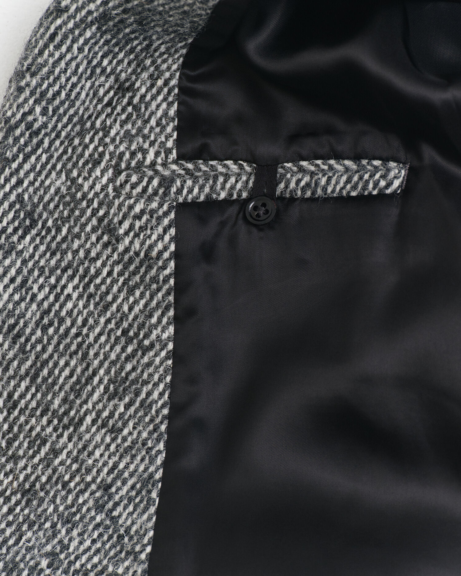 Sobretudo em lã Tweed