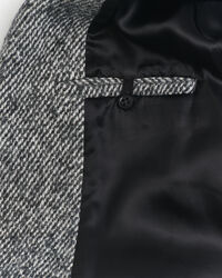 Sobretudo em lã Tweed