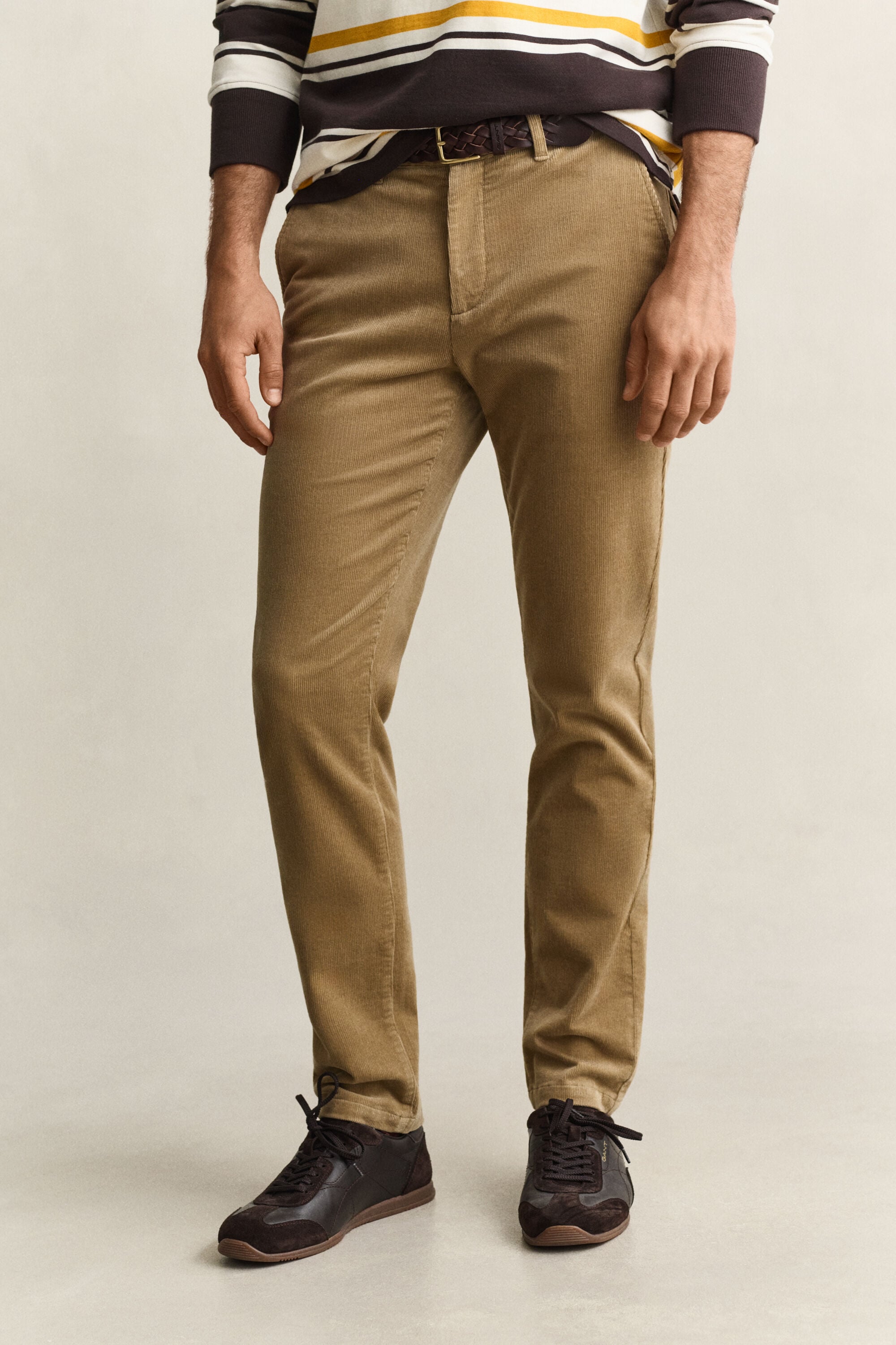Calças chino de bombazina slim fit