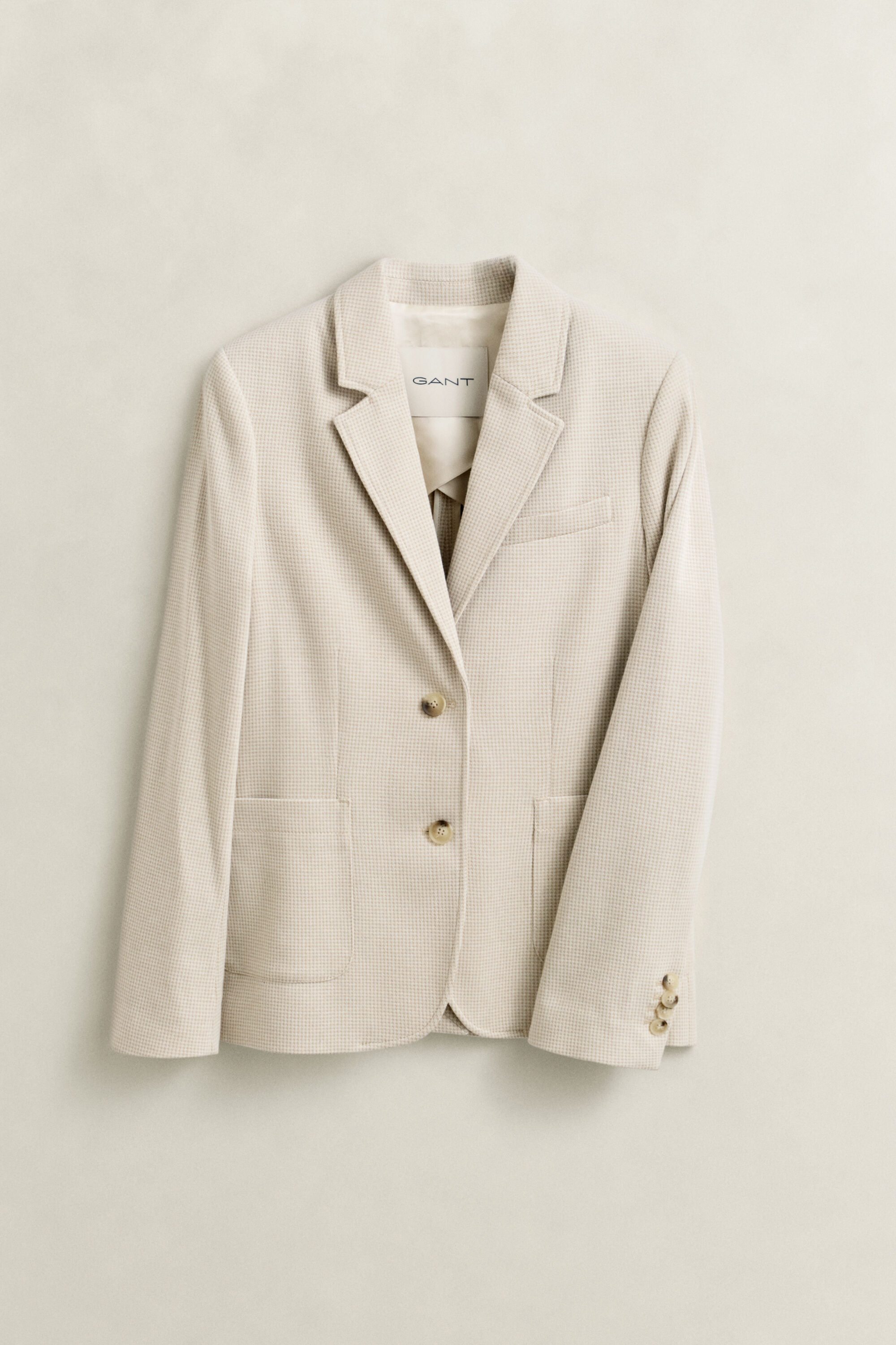 Blazer em algodão piqué
