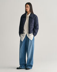 Blusão acolchoado com colarinho