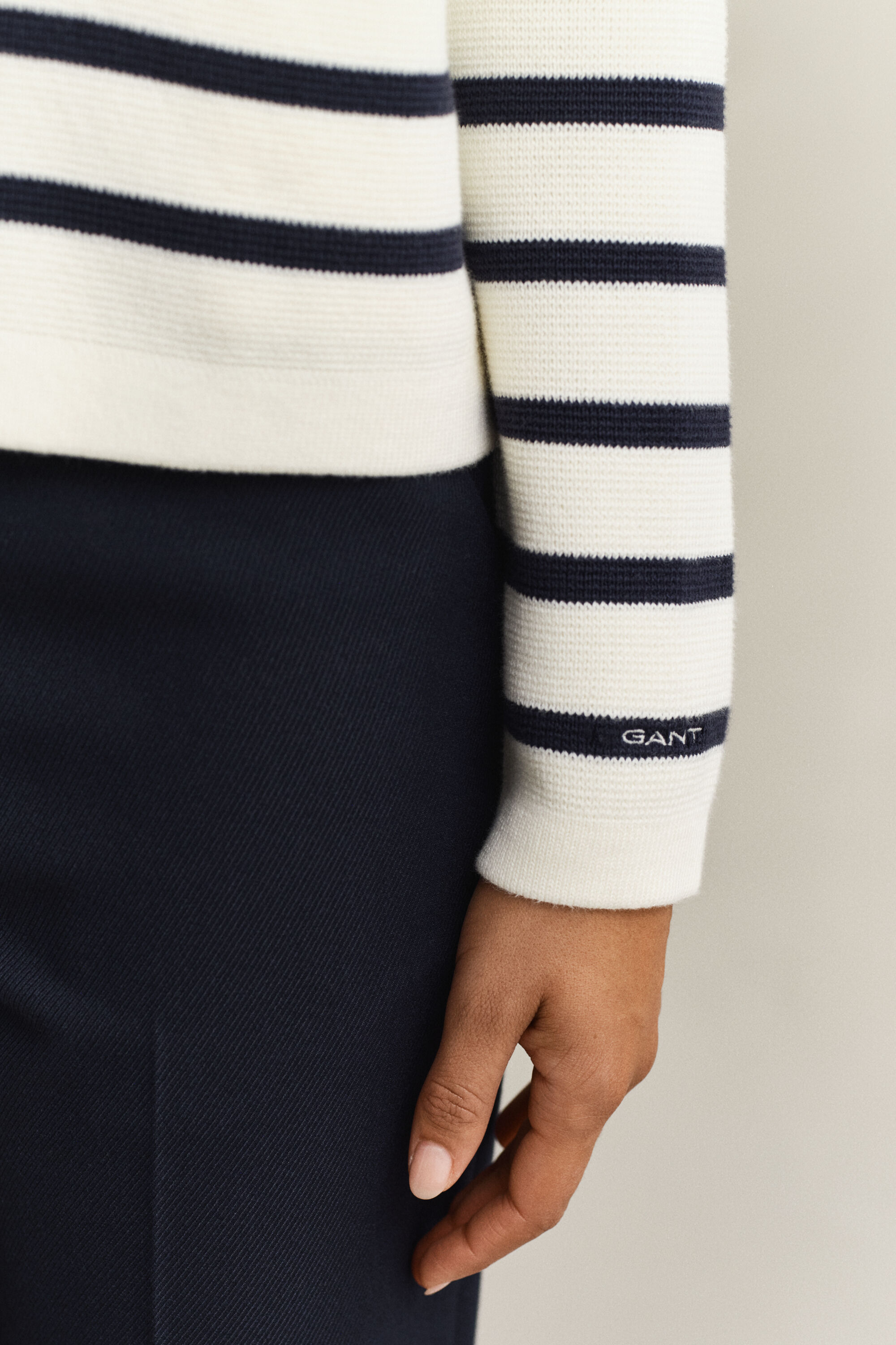 Casaco de malha em algodão