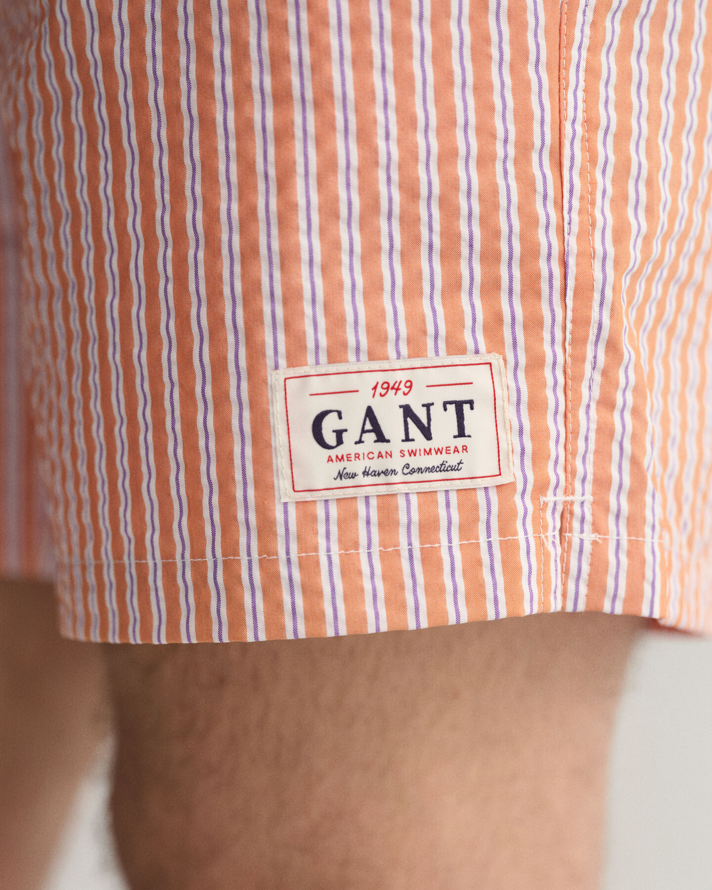 Calções de banho seersucker classic fit