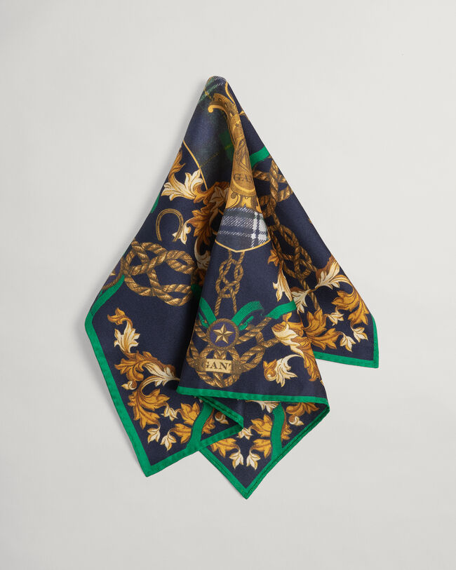 Lenço de bolso com estampado Chain