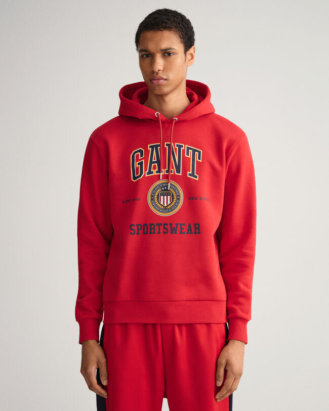 Sweatshirt com capuz Crest Shield