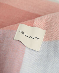 Cachecol com padrão de xadrez