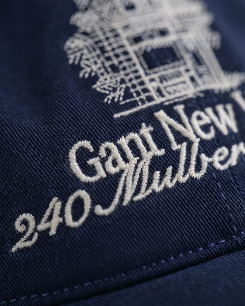 Boné em sarja Washed