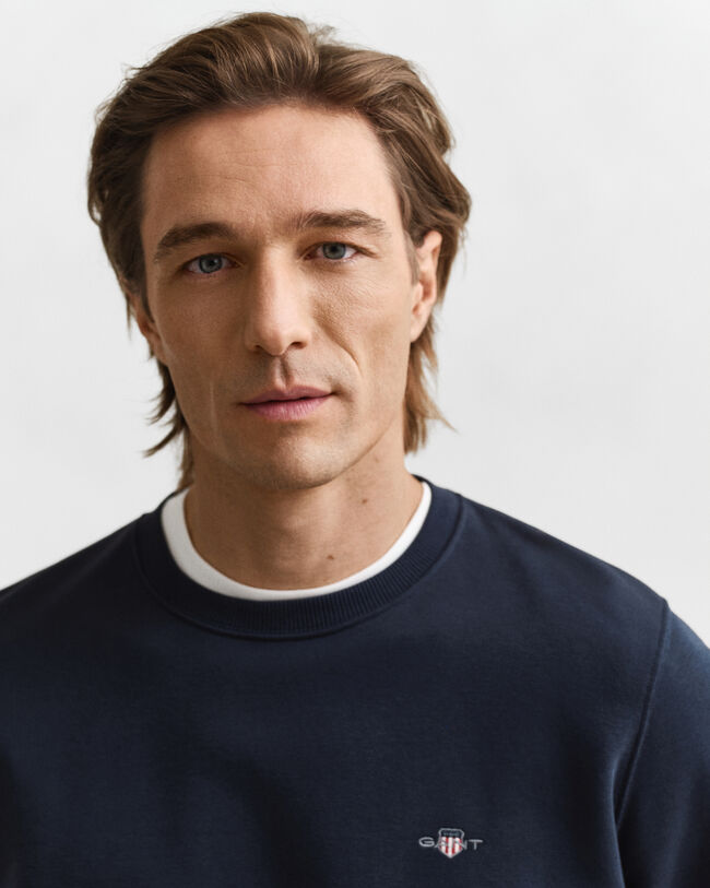 Sweatshirt com decote redondo Shield