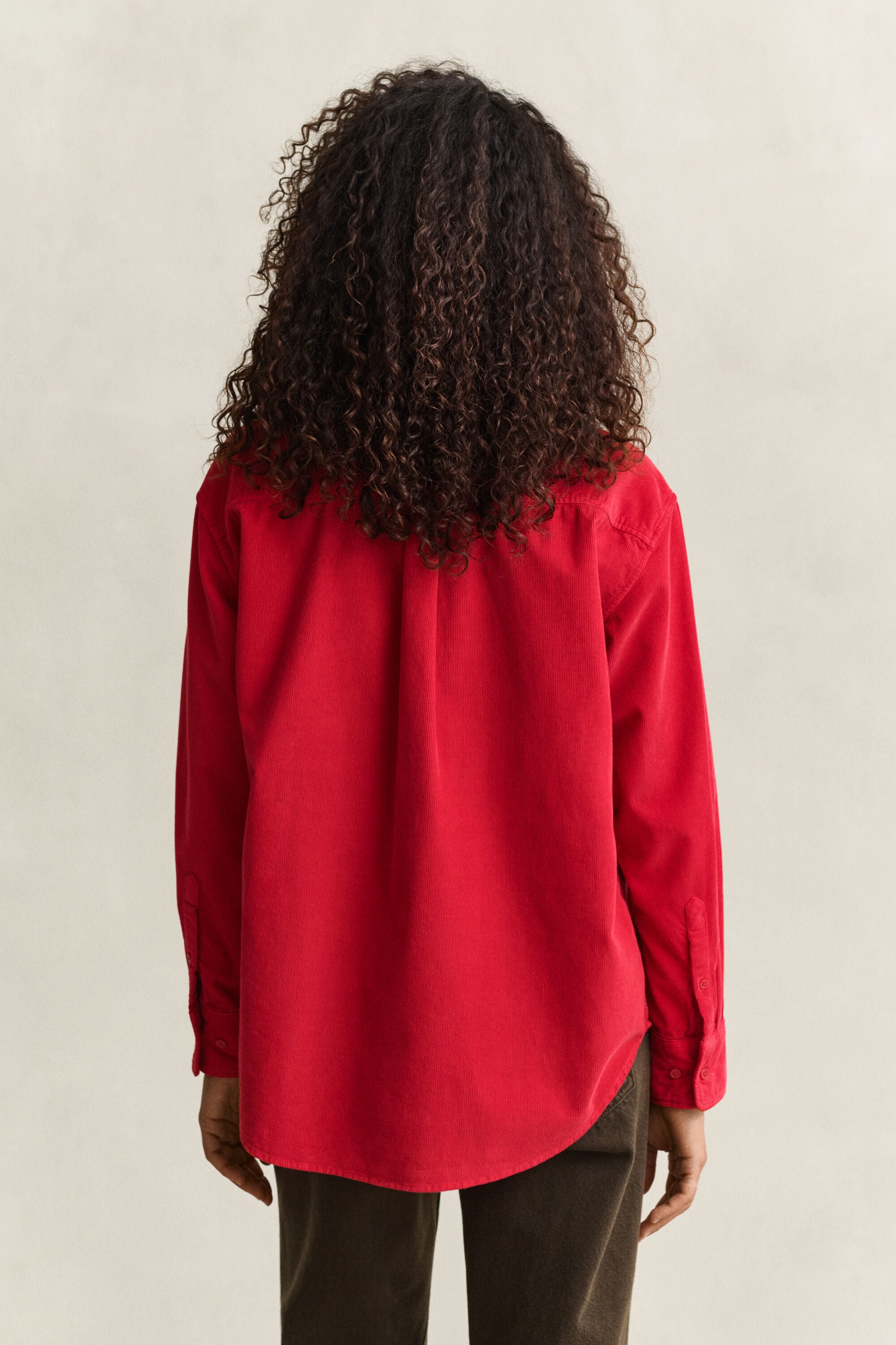 Camisa de bombazina relaxed fit