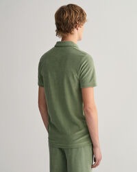 Polo em algod&atilde;o piqu&eacute; Terry Cloth