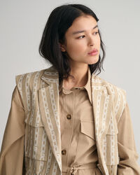 Colete em jacquard Chain