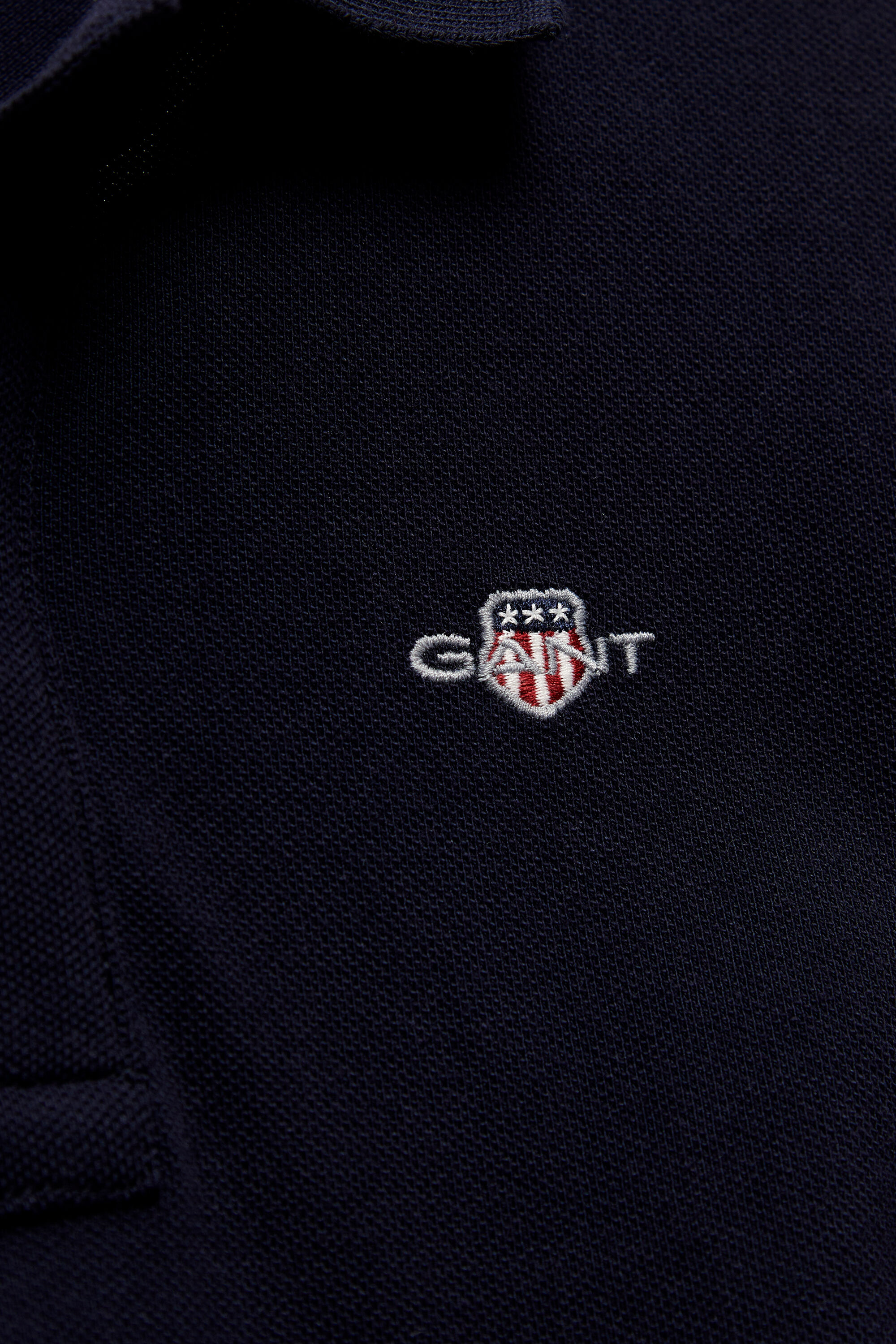 Polo em algodão piqué Shield Kids