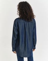 Camisa índigo relaxed fit