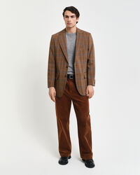 Camisola de malha com decote redondo em caxemira