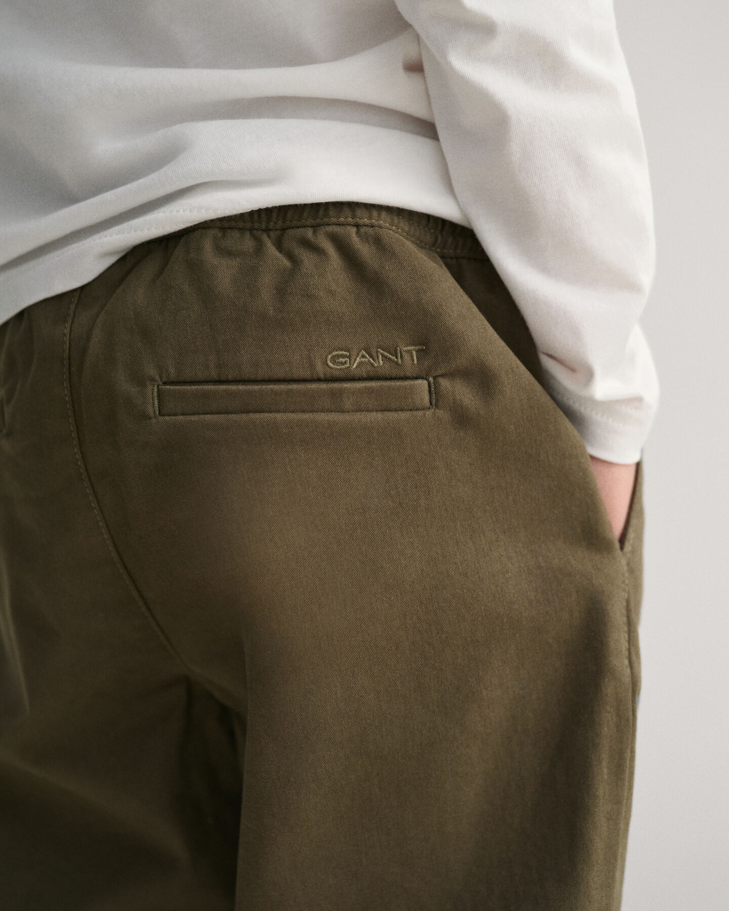 Cal&ccedil;as pull-on em tecido Kids