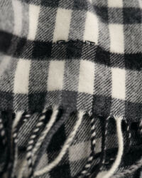 Cachecol com padrão de xadrez