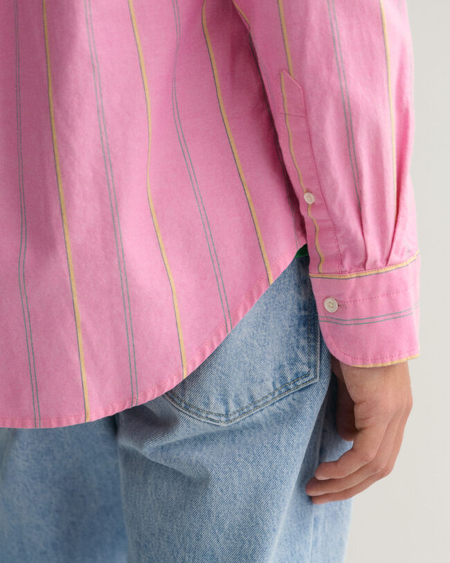 Camisa Oxford Archive &agrave;s riscas corte normal