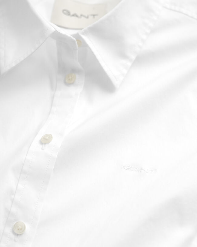 Camisa em popelina slim fit