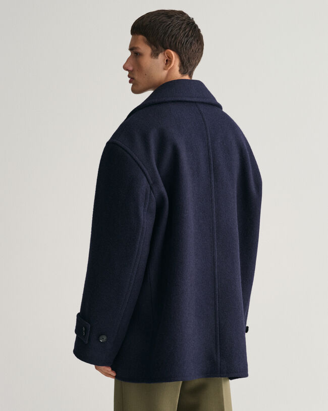 Casaco de marinheiro em lã