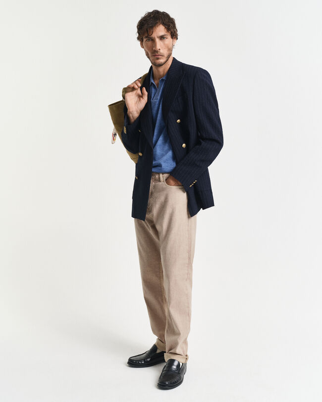 Camisola de malha estilo polo com manga curta Sunfaded