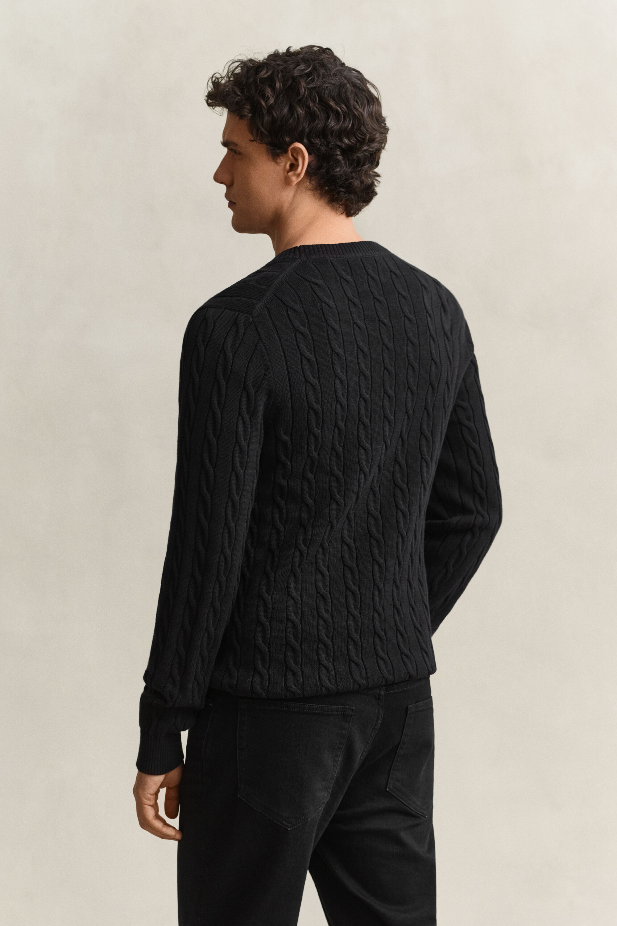Camisola em malha entrançada Classic