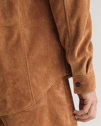 Camisa em camurça Oversized