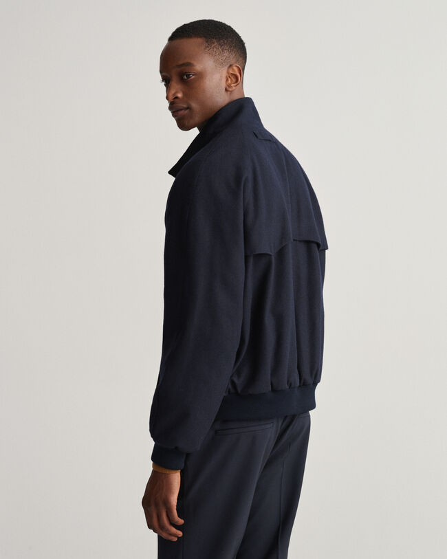 Casaco em lã Harrington