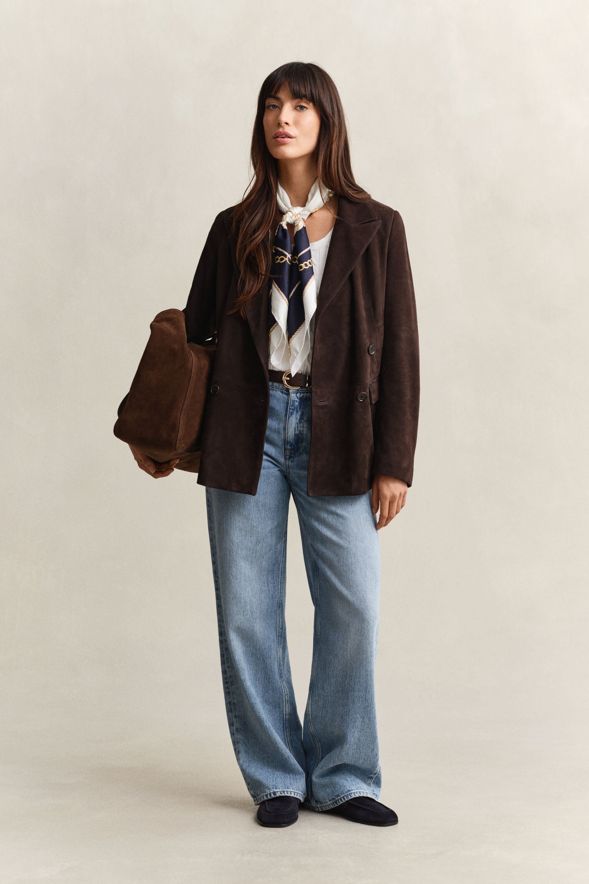 Blazer Club em camurça