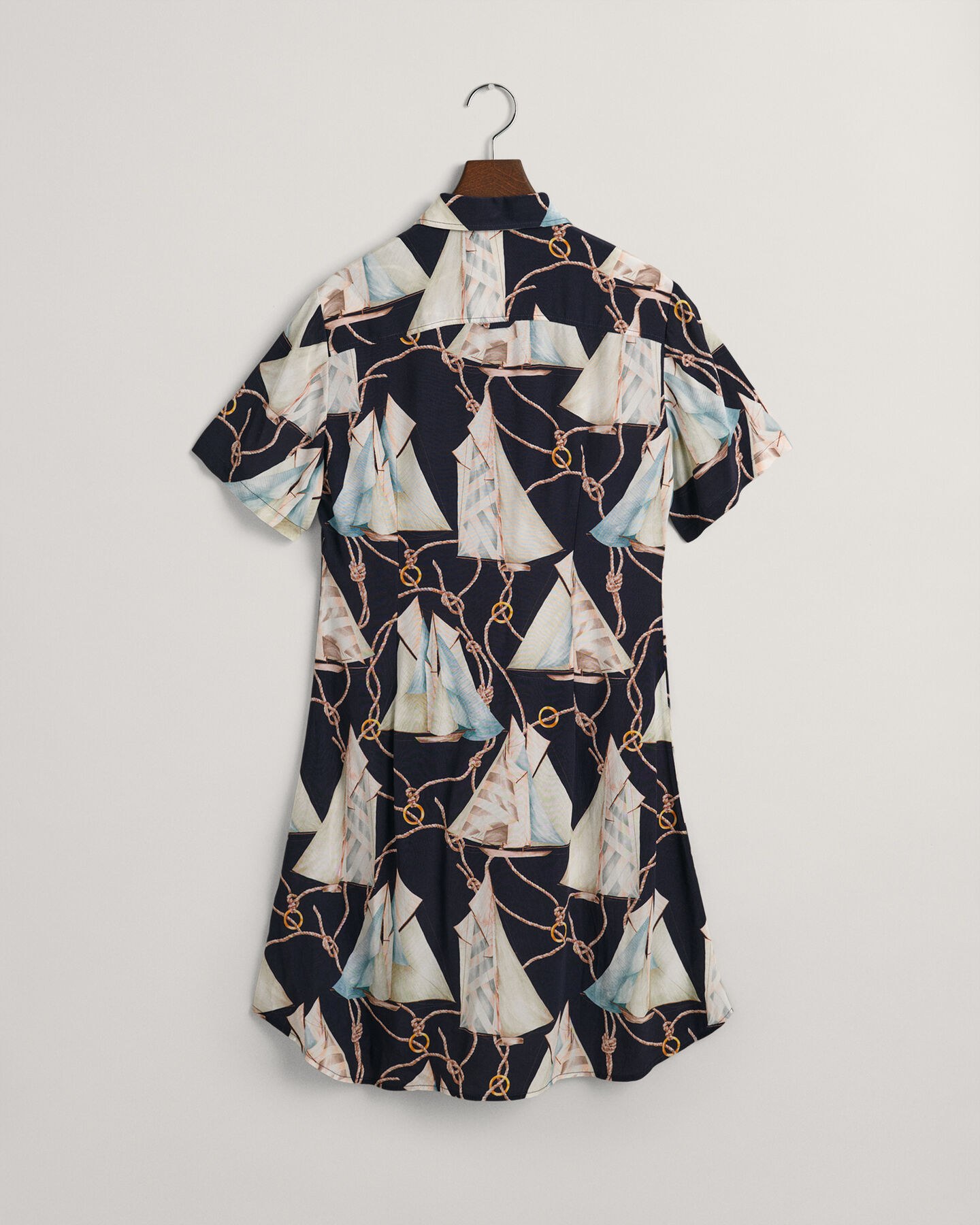 Vestido-camisa Sailing Print slim fit
