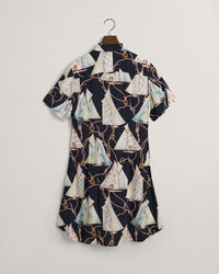 Vestido-camisa Sailing Print slim fit