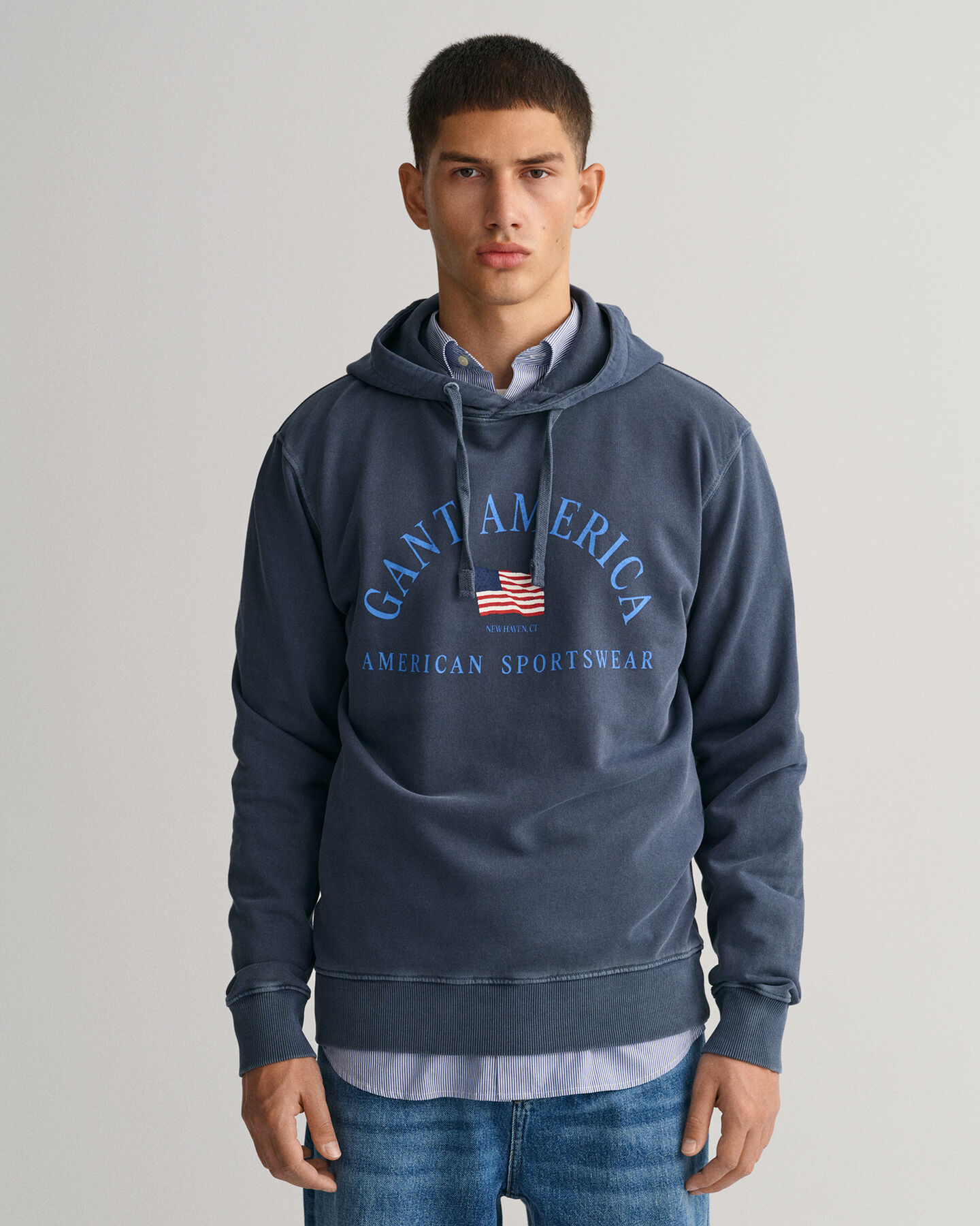 Sweatshirt com capuz GANT USA Sunfaded