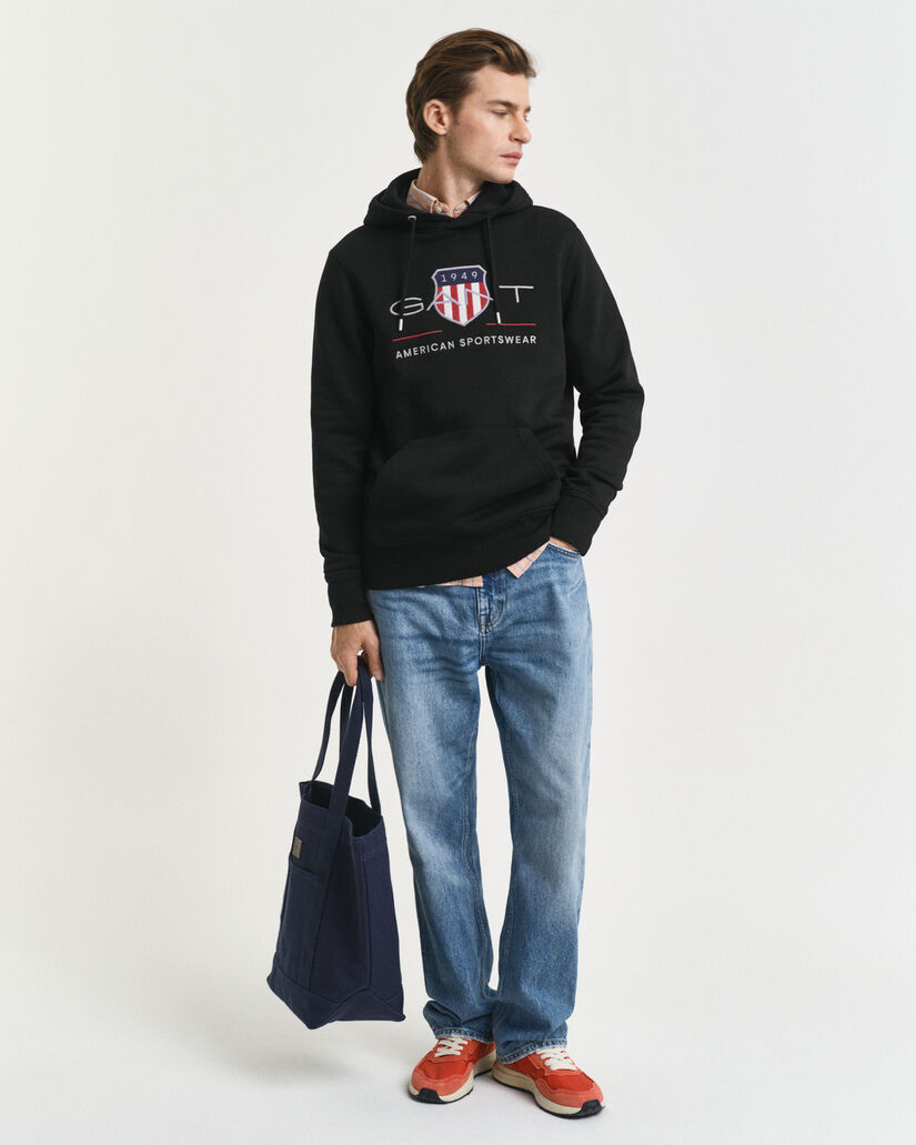 Sweatshirt com capuz Archive Shield