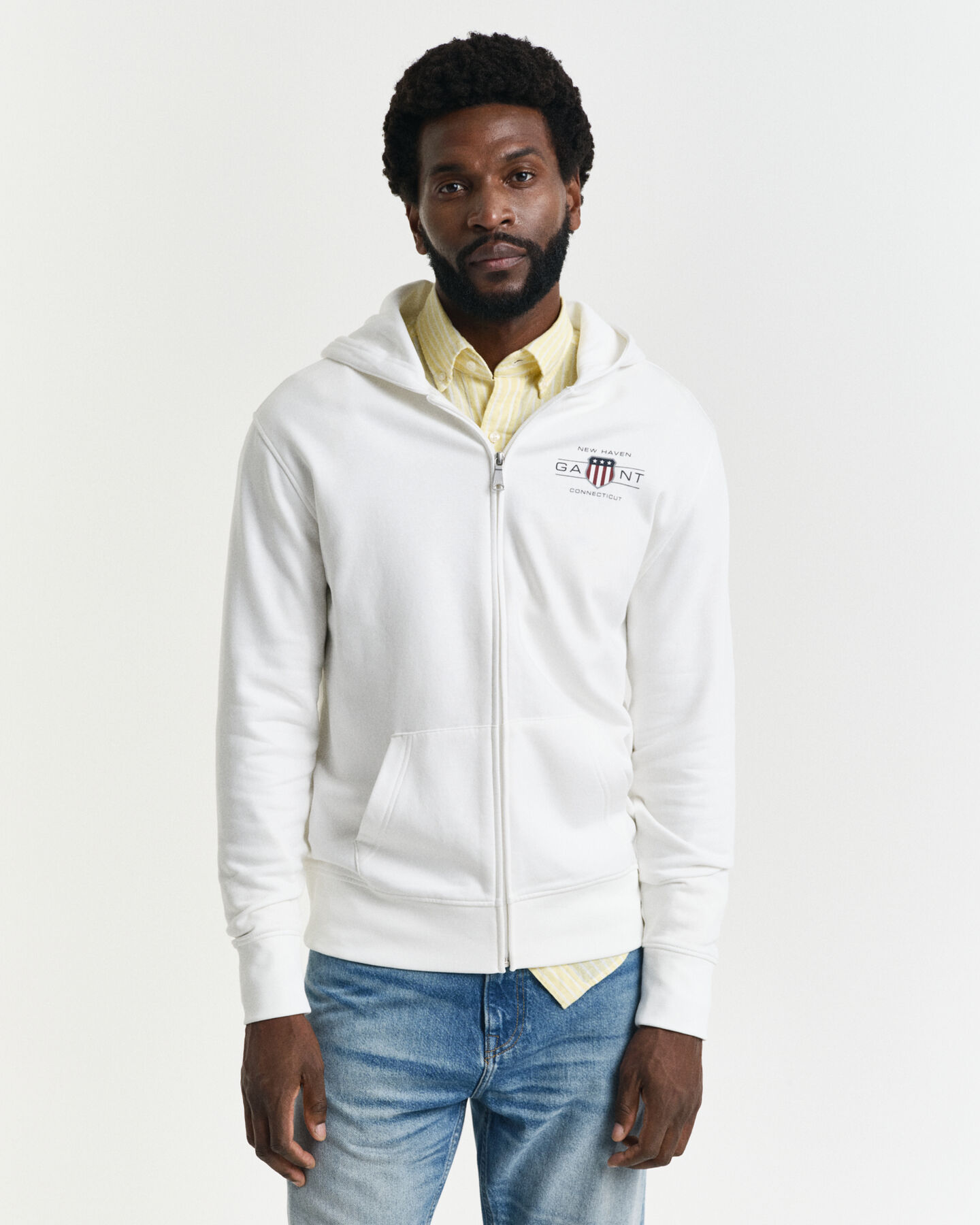 Sweatshirt com capuz e fecho Graphic