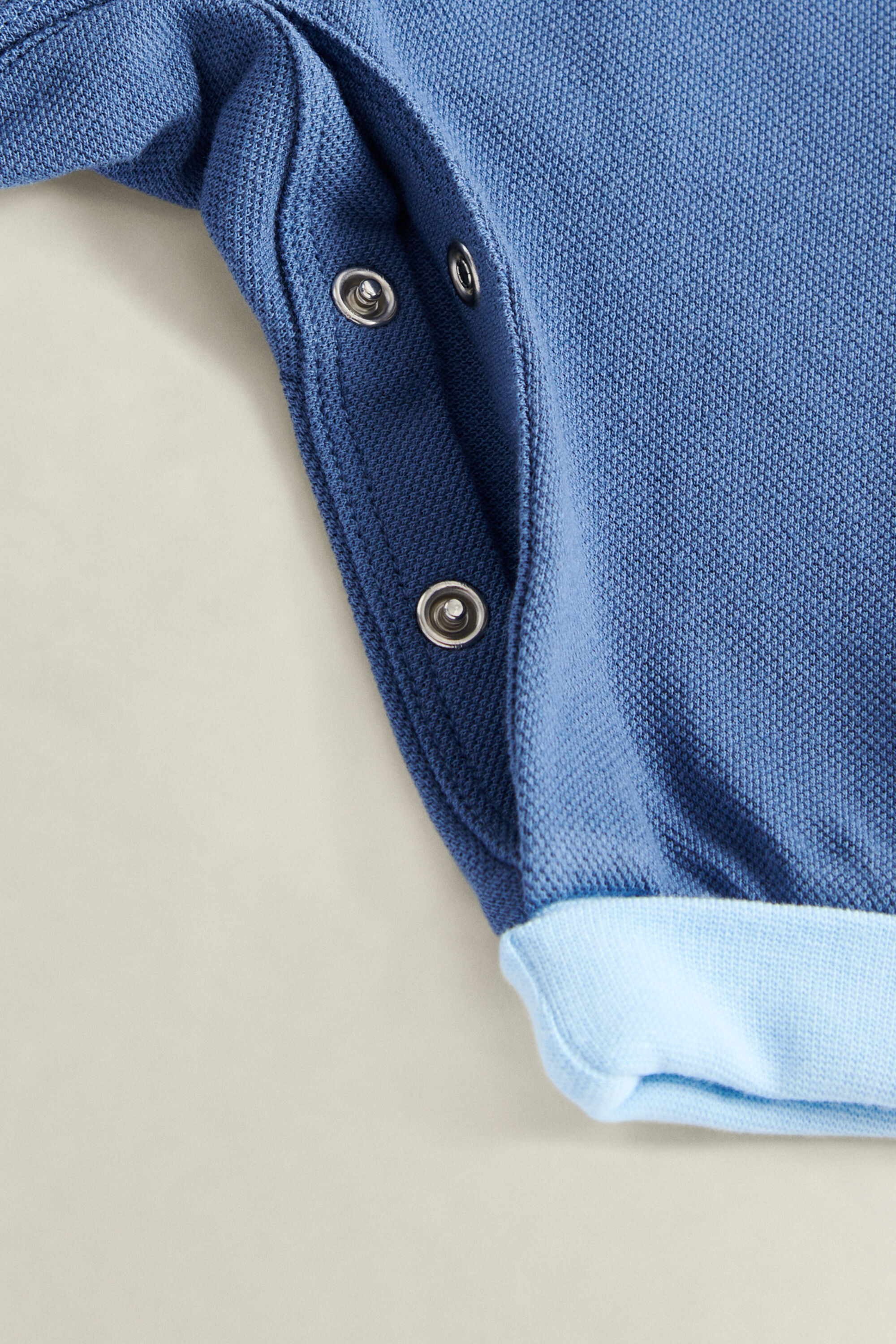 Macacão com colarinho de polo Baby Boys