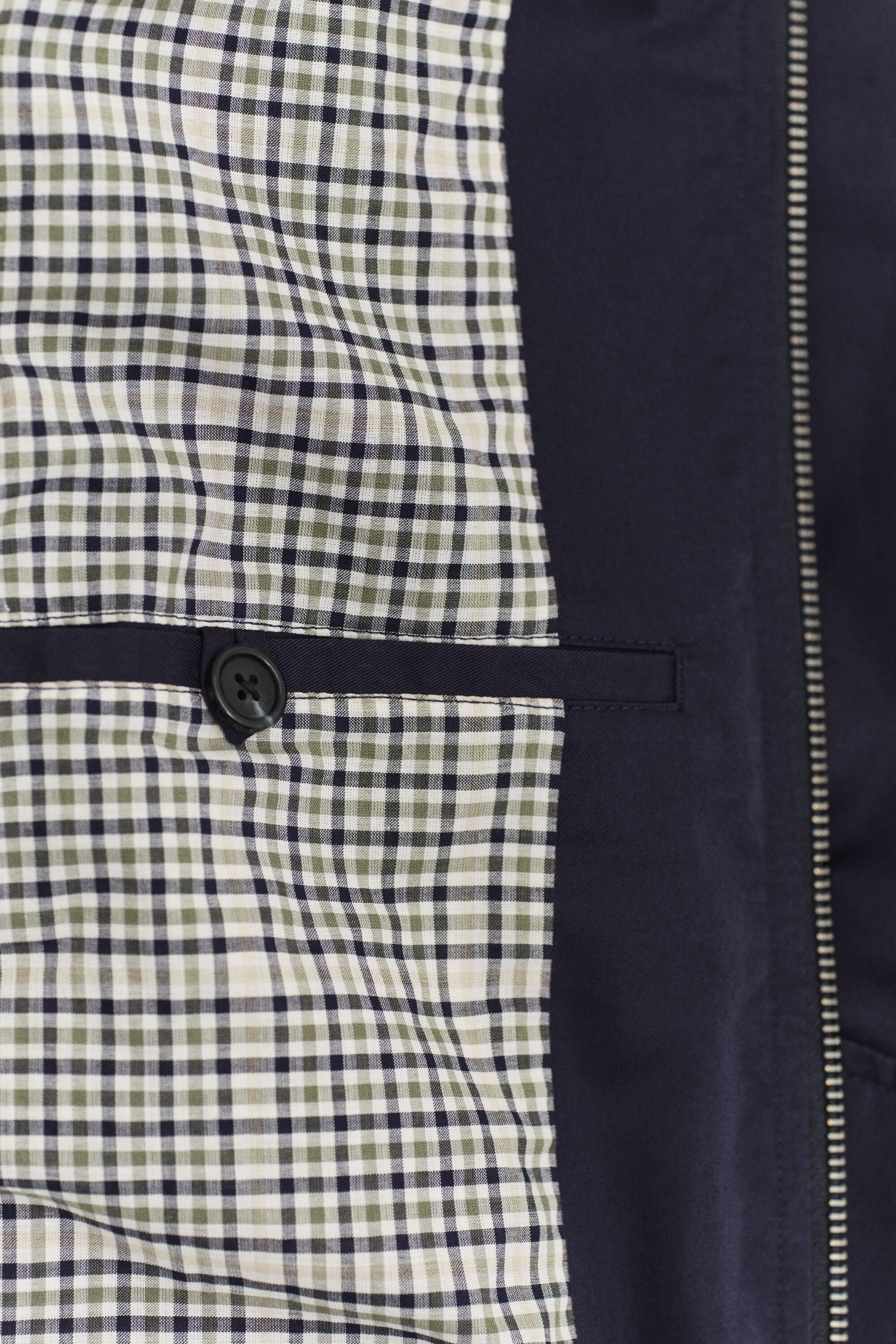 Casaco Harrington em mistura de algodão