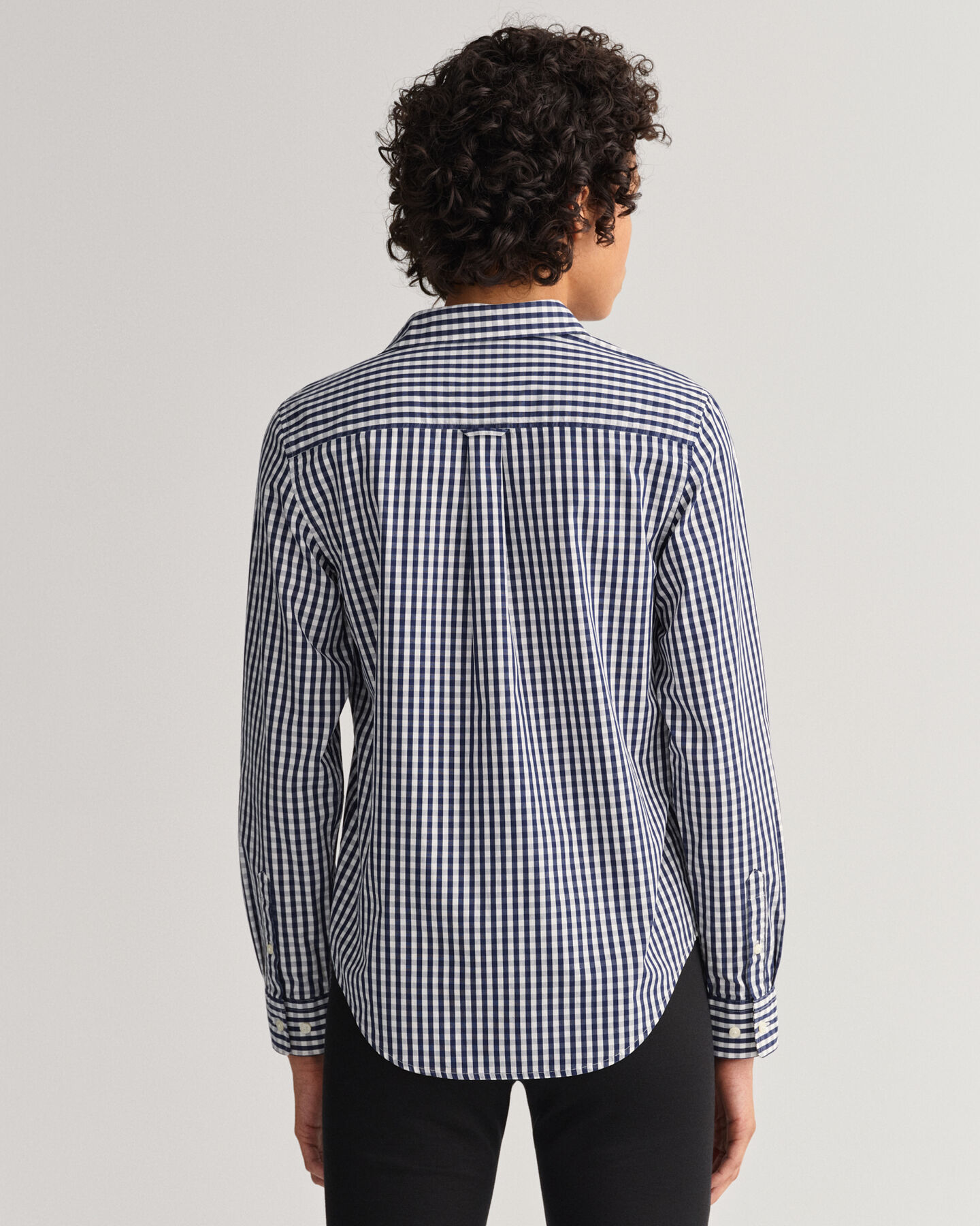 Camisa em popelina gingham regular fit