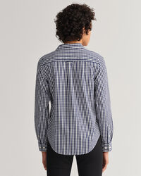 Camisa em popelina gingham regular fit