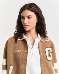 Camisola de malha canelada GANT Varsity