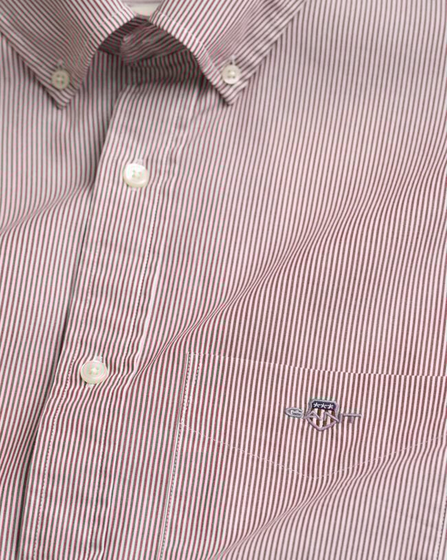 Camisa em popelina às riscas finas Classic regular fit