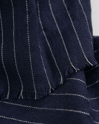 Cachecol às riscas em lã de merino extrafina