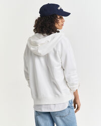 Sweatshirt com capuz e fecho Shield