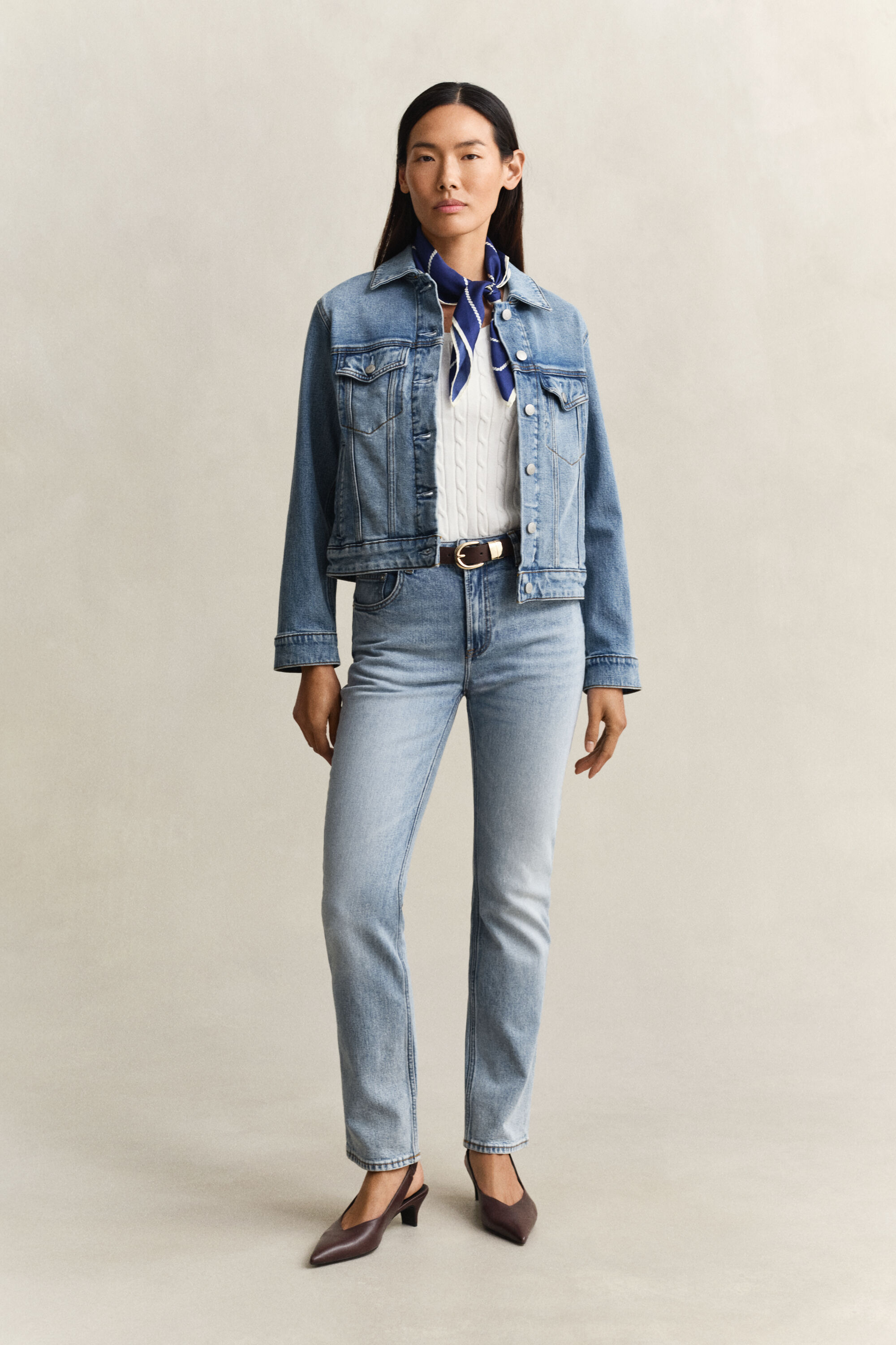 Camisola sem mangas em malha entrançada