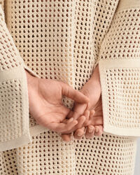 Vestido Rugger em malha aberta