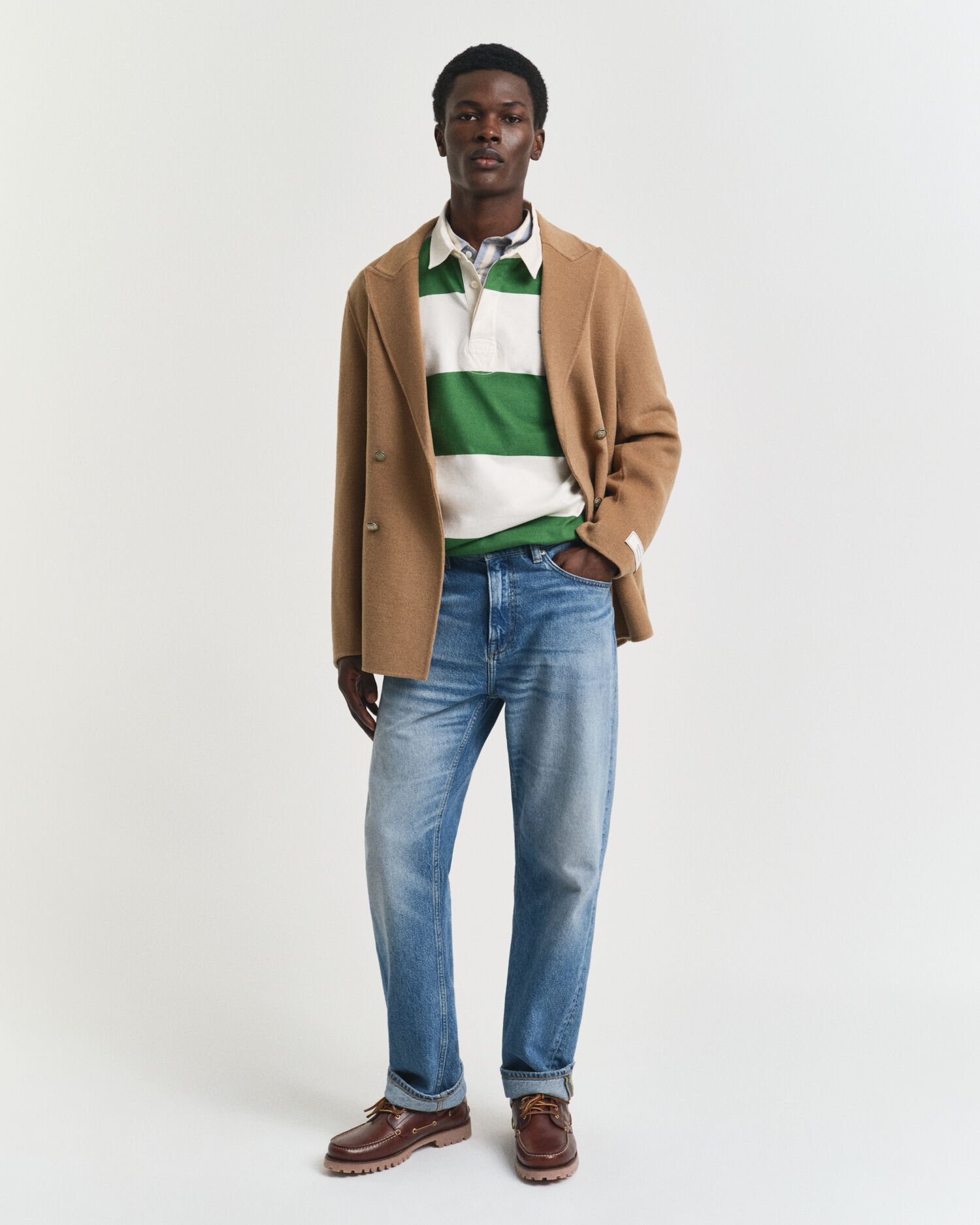 Heavy Rugger às riscas em bloco