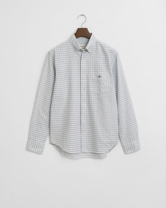 Camisa Oxford clássica Tattersall regular fit