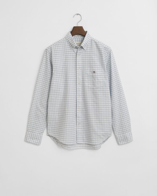 Camisa Oxford clássica Tattersall regular fit
