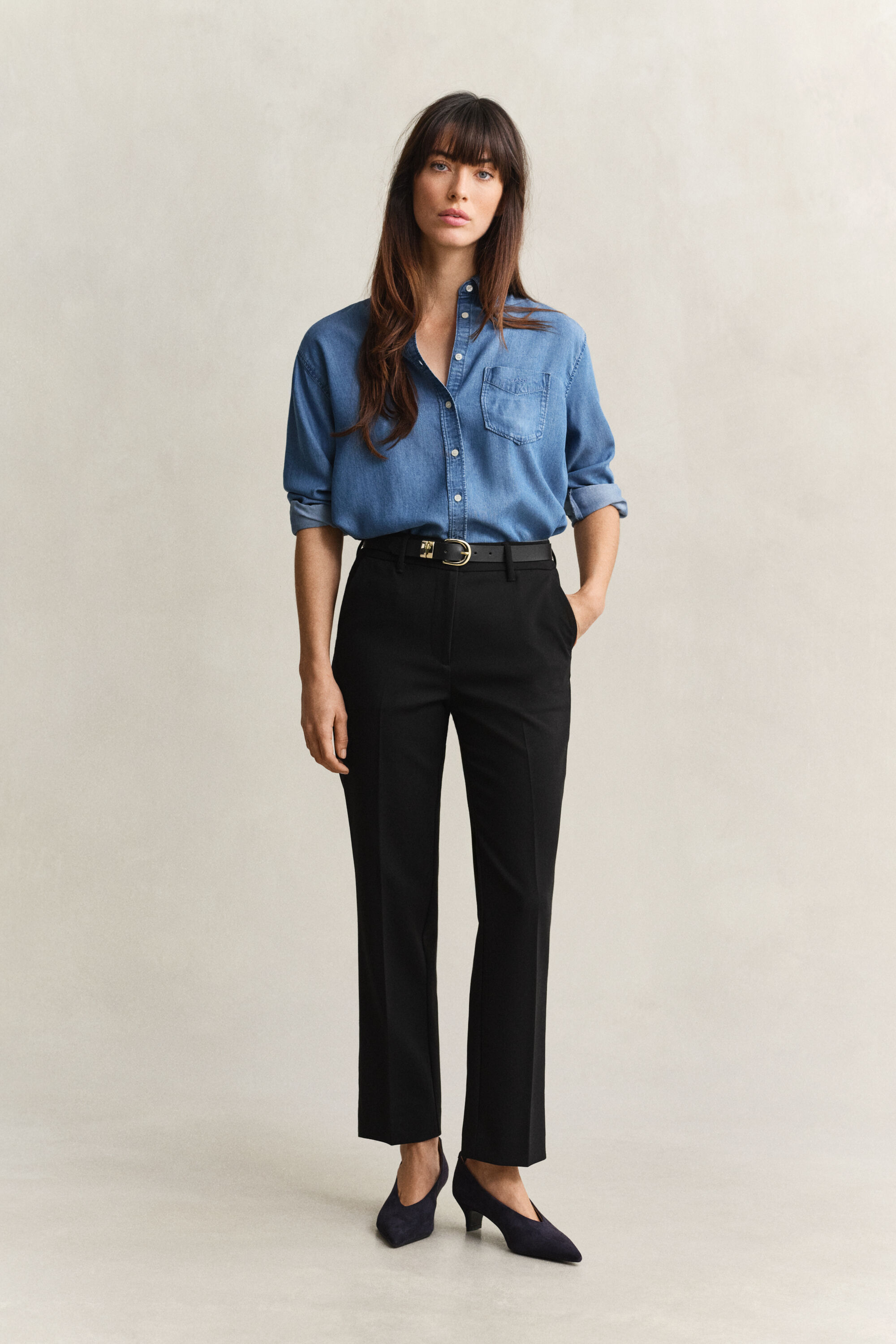 Calças slim fit