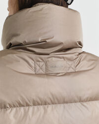 Blusão de penas relaxed fit